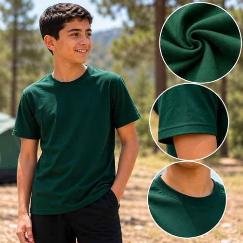 T-Shirt 100% Cotton Simple قابل للطباعة